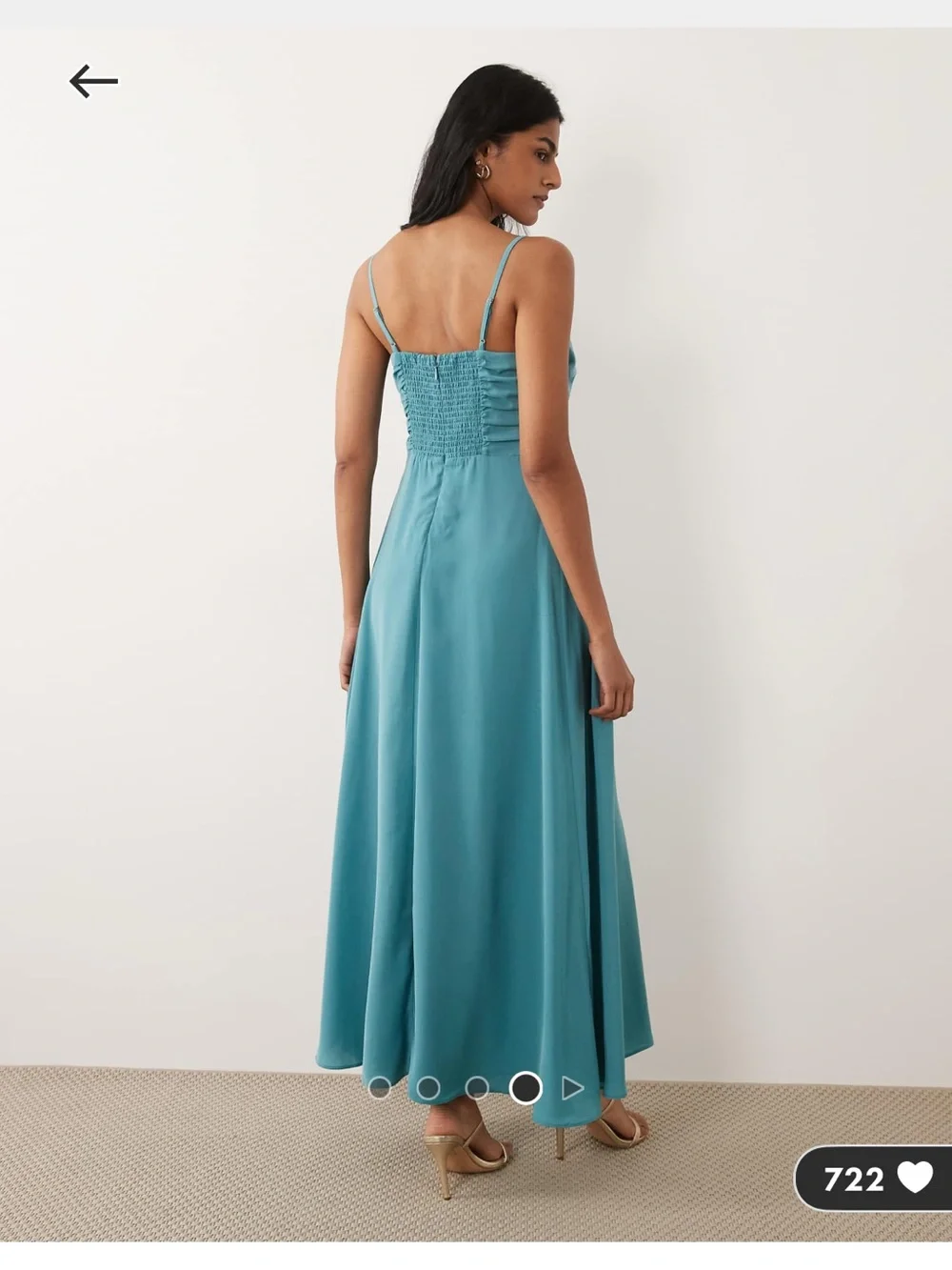 Abercrombie & Fitch Teal Maxi Dress